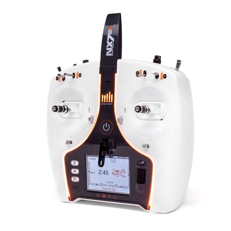 NX7e+ - White - 14-Channel DSMX Transmitter Only - SPMR7100