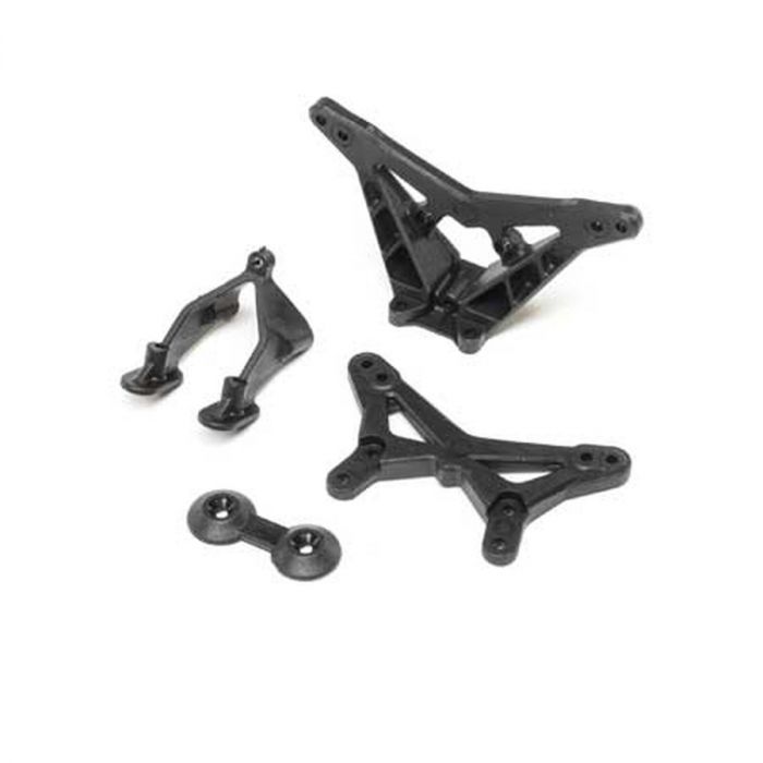 Losi FR/RR Shock Tower, Wing Stay: Mini-B - LOS214012 - AMR RC