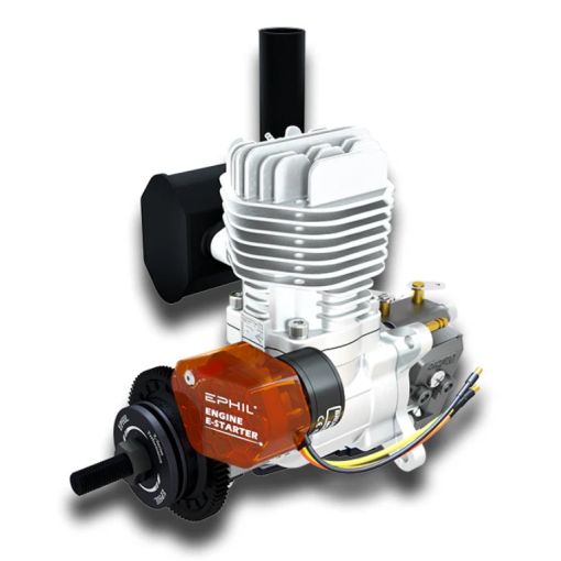 20cc Side exhaust - PRO - Glow  Gasoline  Engine  w/  E-Starter - XG-20cc-S  PRO