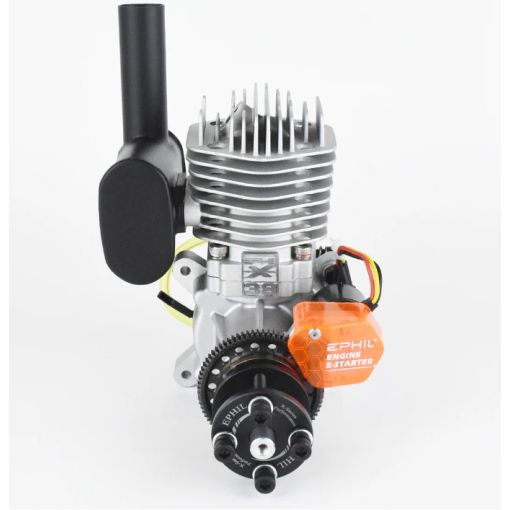 38cc Side exhaust - PRO - Gasoline  Engine  w/  E-Starter - X-38cc-S  PRO