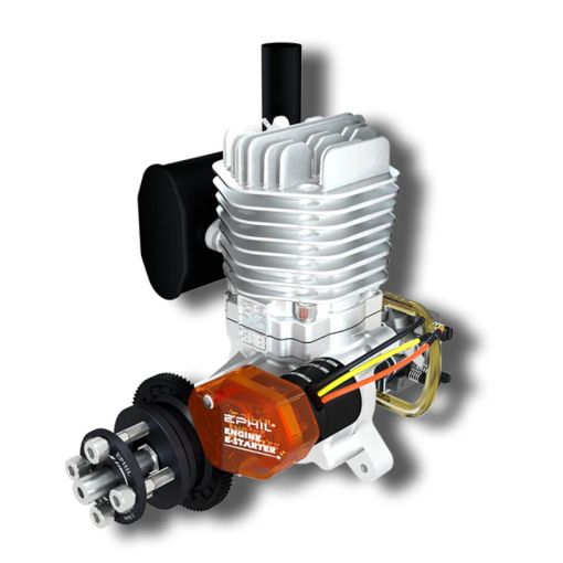 38cc Side exhaust - PRO - Glow  Gasoline  Engine  w/  E-Starter - XG-38cc-S  PRO