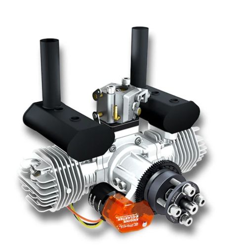40cc Twin - PRO - Glow  Gasoline  Engine  w/  E-Starter - XG-40cc-T  PRO