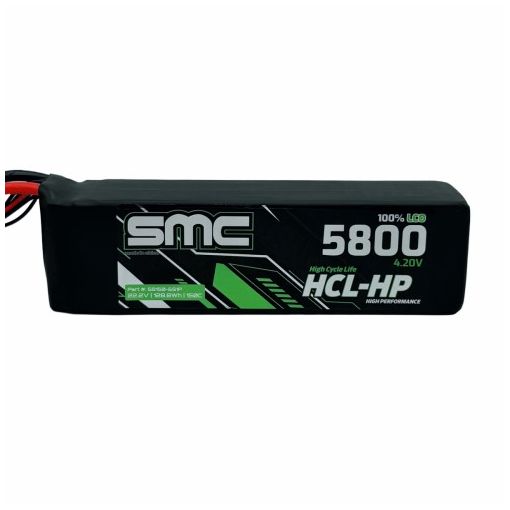 6S 5800mAh 150C Lipo HCL-HP 22.2V G10 Protection Plates - 58150-6S1P-SC5