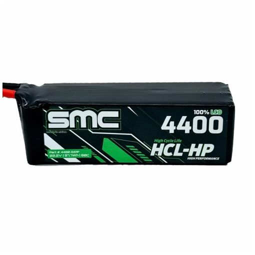 6S 4400mAh 080C Lipo HCL-HP 22.2V Flight Pack - 4480-6S1P-SC5