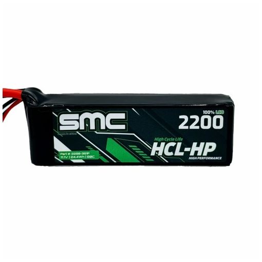 3S 2200mAH 080C Lipo HCL-HP Flight Pack 11.1V - 2280-3S1P-EC3