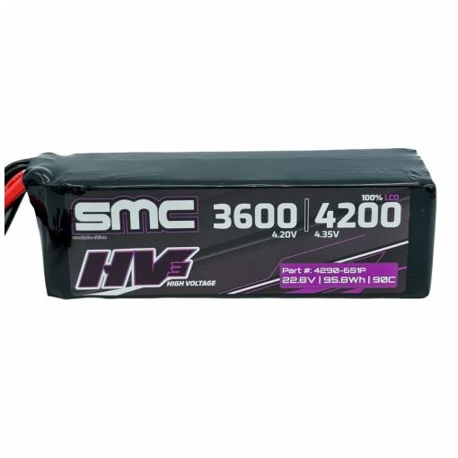 6S 4200mAh 090C Lipo HV3 Flight Pack 22.8V - 4290-6S1P-XT90