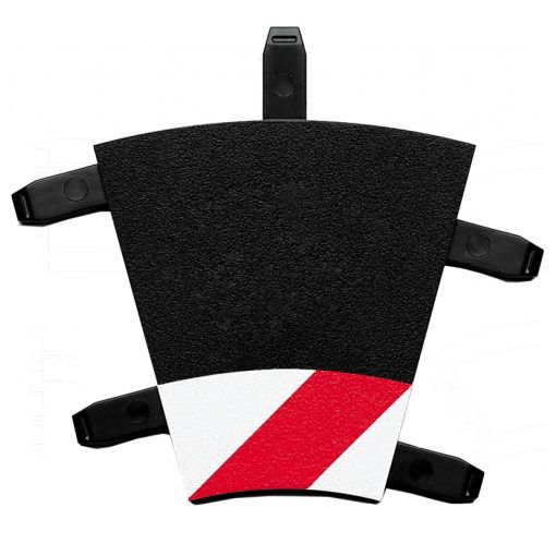 Inside shoulder curve 1/30° (6), end piece (2)