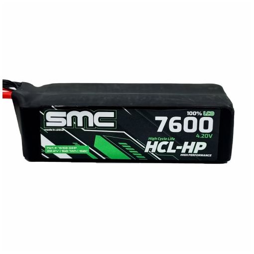 6S 7600mAh 150C Lipo HCL-HP 22.2V G10 Protection Plates - 76150-6S1P