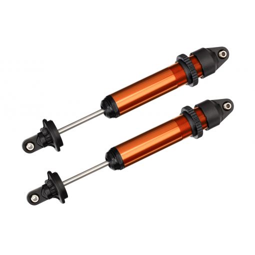Traxxas X-Maxx GTX Assembled Shocks (Orange) (2) (fully assembled without springs) - TRA7761T