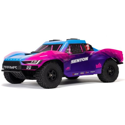 1/10 SENTON 223S - Blue - 4x4 Brushless Short Course Truck RTR with DSC - ARA4303V4T3
