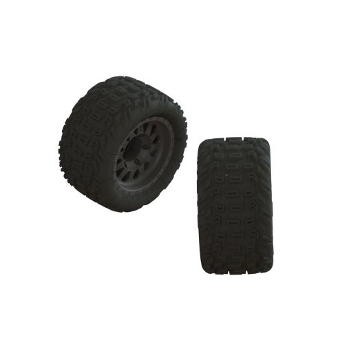 1/10 dBoots Katar MT Pre-Mounted Tire 14mm Hex (2) - ARA550091