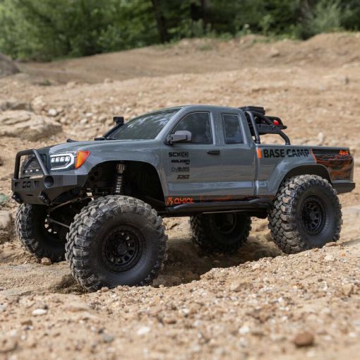 1/10 SCX10 III Base Camp - Gray - 4X4 Rock Crawler Brushed RTR - AXI-1375T2