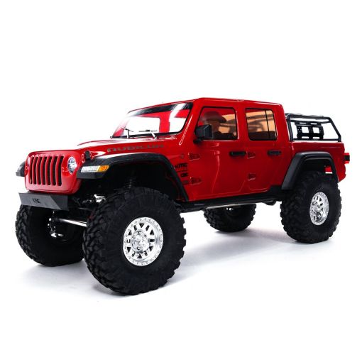 1/10 SCX10 III Jeep - Red - JT Gladiator w/Portals RTR