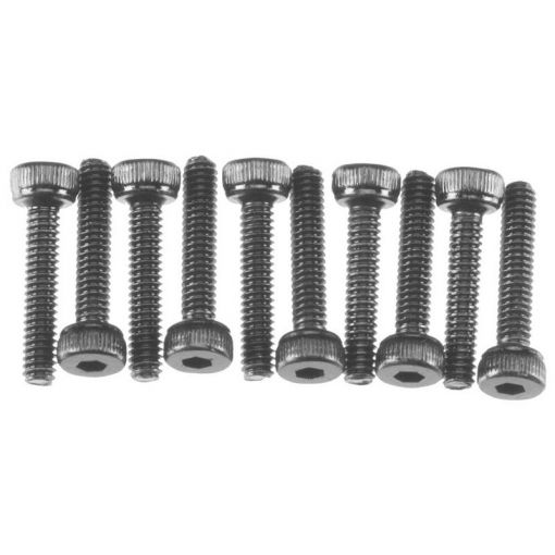 AXA015 Cap Head M2x10mm Black Oxide (10) - AXIC0015