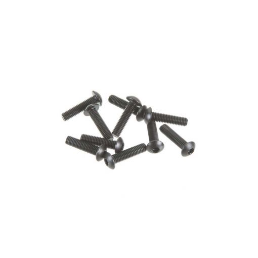 AXA116 Hex Socket Button Head M3x12mm Black (10) - AXIC0116