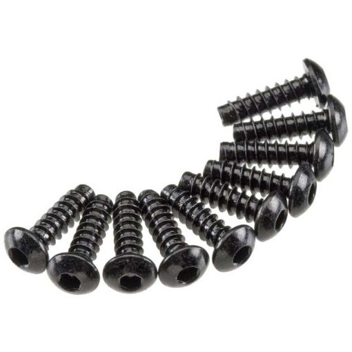 AXA435 Hex Tap Button Head M3x10mm Black (10) - AXIC0121