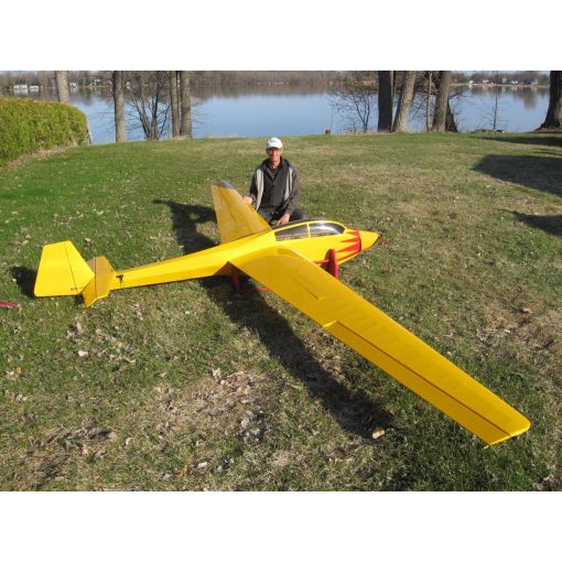 BERGFALKE55-216'' Glider Scheme - Yellow