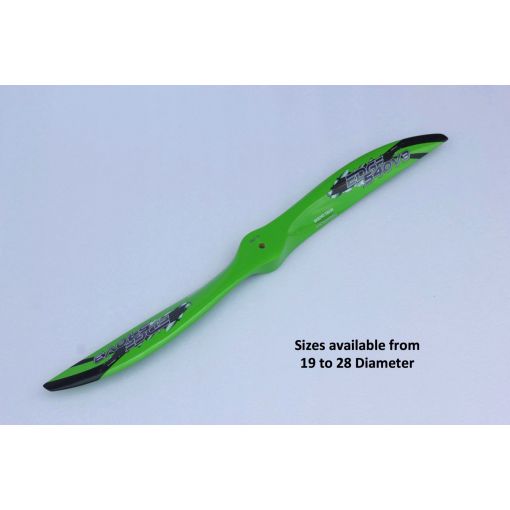 28x10 3D propeller - Green