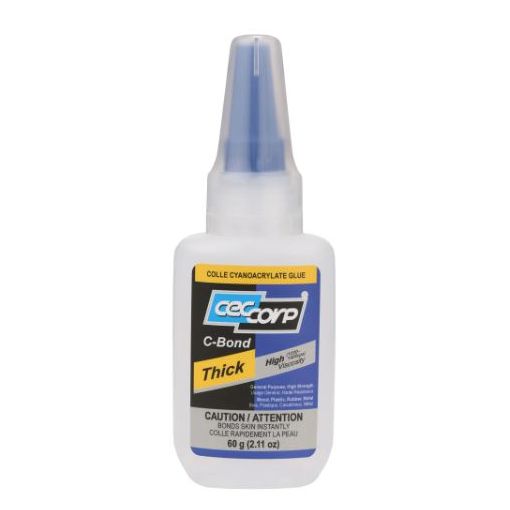 CECCORP C-Bond Thick, High viscosity of 1200-1500 cps, curing time of 15-30 seconds (2.11 oz) - CECI-000177