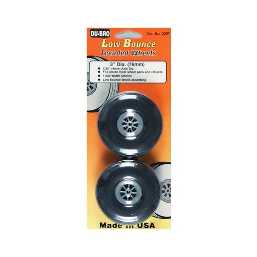 TREADED WHEELS 3" (2)