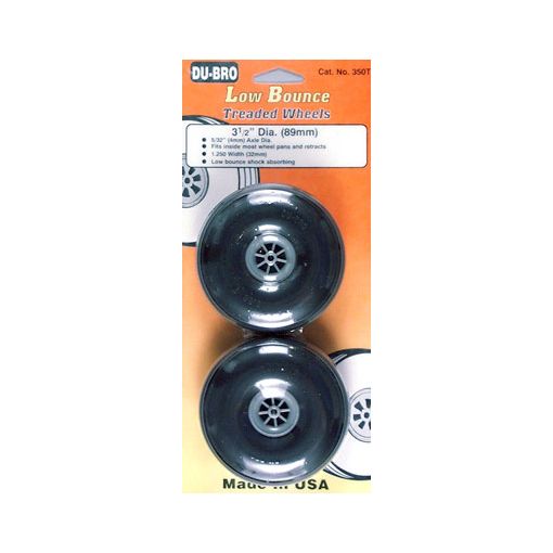 TREADED WHEELS 3-1/2" (2)