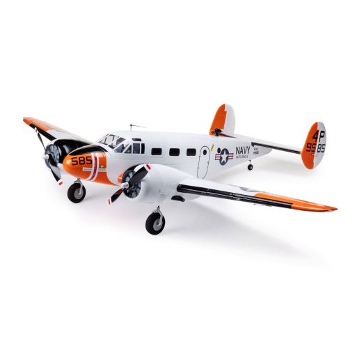 Beechcraft D18/RC-45J 1.5m BNF Basic with AS3X+ and SAFE Select - EFL-3726