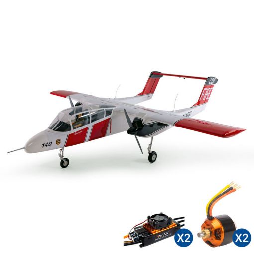 OV-10 Bronco 20cc ARF with Landing Gear Set, Motors and ESCs Combo - HAN5055CEP