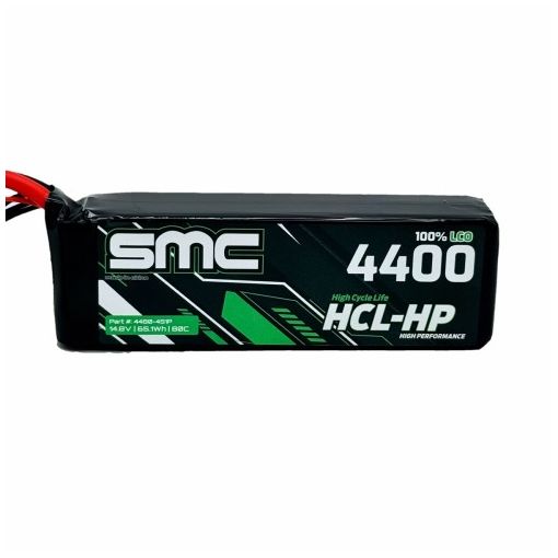 4S 4400mAh 080C Lipo HCL-HP Flight Pack 14.8V - 4480-4S1P-SC5 