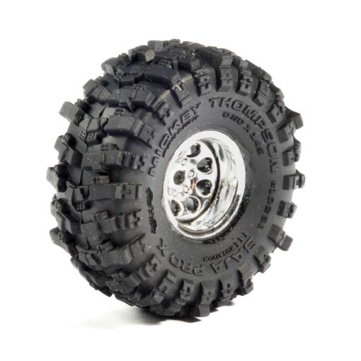 Pro-Line 1/30 Baja Pro X Front/Rear Mounted Chrome Beast (4) SCX30 - PRO1025110