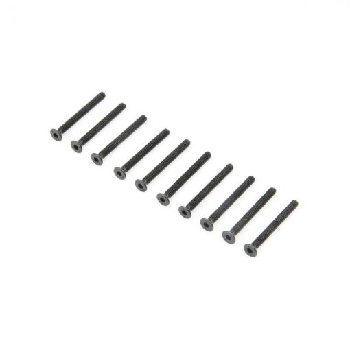 Flat Head Screws, M3 x 30mm (10) - TLR235009