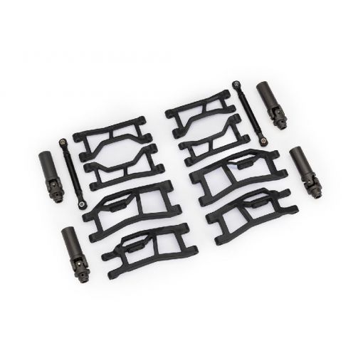 Traxxas Suspension kit, Mini Maxx® WideMaxx®, black - TRA10790-BLK
