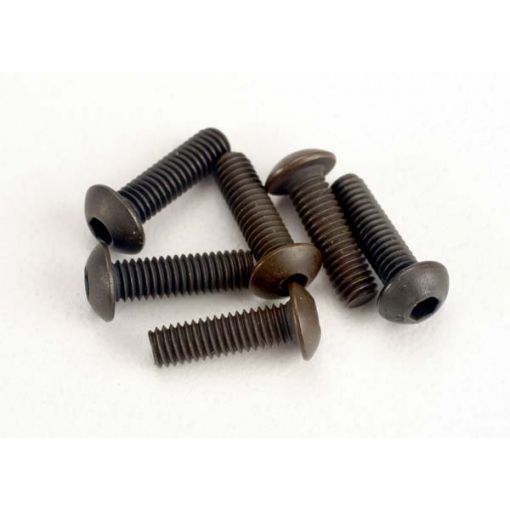 Traxxas 3x10mm Button Head Screws (Hex Drive) (6) - TRA2577