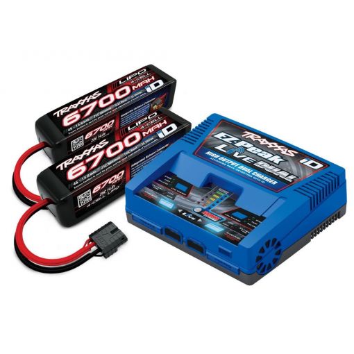 Traxxas EZ-Peak Dual Live 4S Completer Pack with 2 6400mAh LiPos