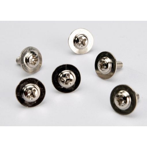 3x8mm Washerhead Screws (6) - TRA3185X