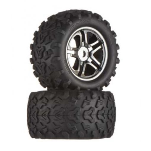 Tire/Wheels Black Chrome Maxx 17mm (2)