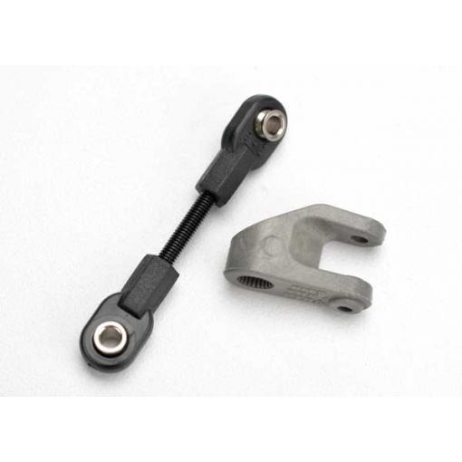 Servo horn, steering/ linkage, steering (3x30 threaded rod) - 2 - TRA5545