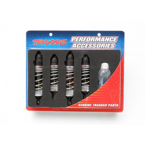 Big Bore shocks (hard-anodized & PTFE-coated T6 aluminum) (4) - TRA5862