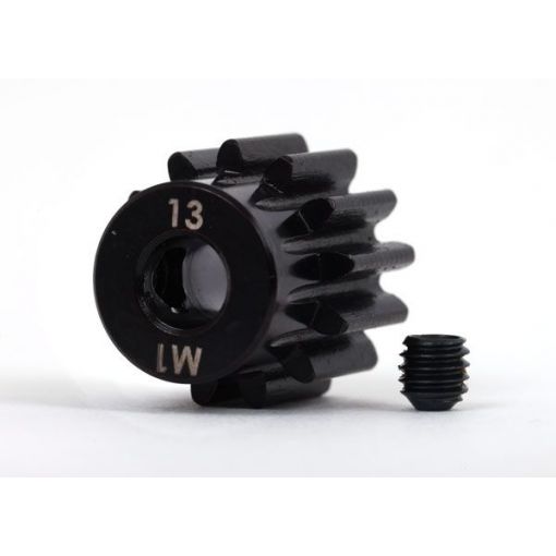 Traxxas Gear, 13-T pinion (1.0 metric pitch) (fits 5mm shaft)/ set screw