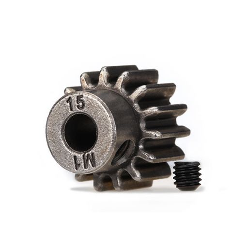 Traxxas Gear, 15-T pinion (1.0 metric pitch, 20 pressure angle)