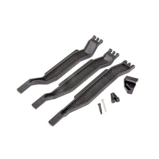 Battery hold-down (3)/ battery clip/ hold-down post/ scr - TRA6726X