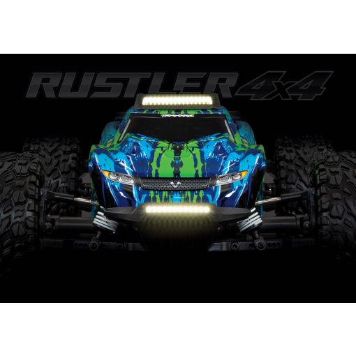Traxxas LED light set, complete (includes bumper with LED lights, roof skid plate with LED lights, 3-volt accessory power supply, and power tap connector (with cable)) (fits #6717 body) - TRA6795