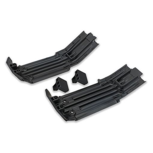 Traxxas X-Maxx Front & Rear Skidplate w/Rubber Impact Cushion - TRA7744