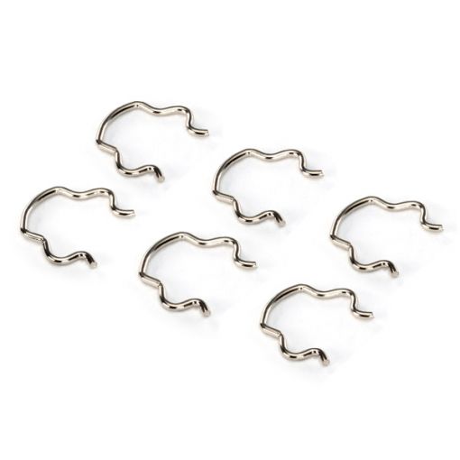 Wheel hex clips (6) - TRA7757
