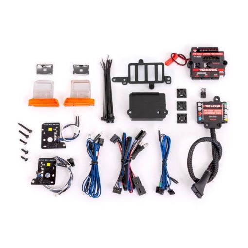 Traxxas Pro Scale LED Light Set TRX-4 Ford Bronco (1979) or Ford F-150 (1979) Complete With Power Module (Contains Headlights, Tail Lights, Side Marker Lights, & Distribution Block) (Fits 8010 Series or #9230 Series Bodies) - TRA8035R