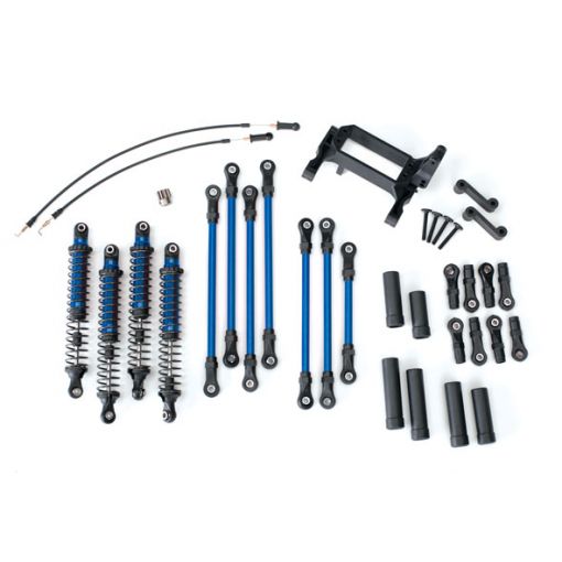 Long Arm Lift Kit, TRX-4, complete (Blue link and shocks)