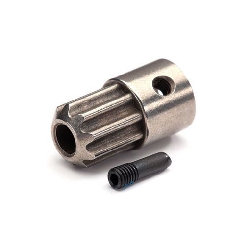 Traxxas Drive hub, front (1) - 3x10 screw pin (1) - TRA8954