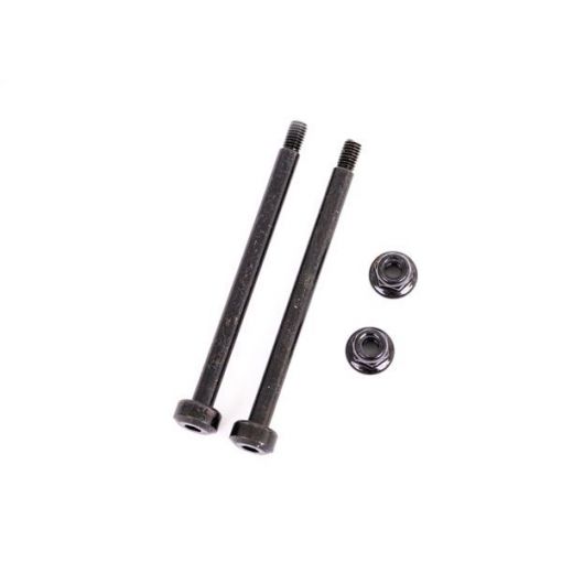 Traxxas Suspension pins, outer, front, 3.5x48.2mm (hardened steel) (2)/ M3x0.5mm NL, flanged (2) - TRA9542