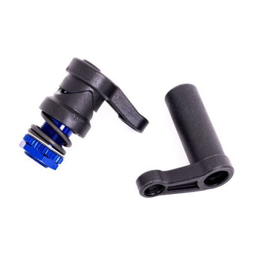 Traxxas Servo saver/ servo saver spring/ servo horn, steering (assembled) - TRA9545