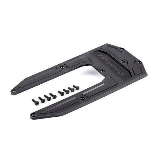 Traxxas Skidplate, Chassis, Black (Fits Sledge) - TRA9623