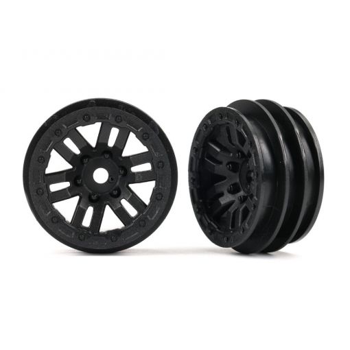 Traxxas Wheels, 1.0'' (Black) (2) - TRA9768